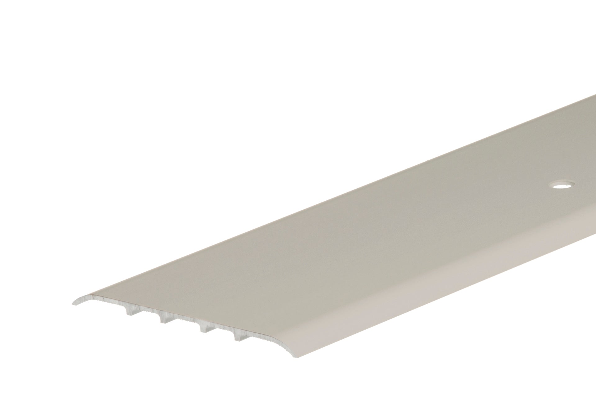 Profil progowy płaski aluminiowy 80mm Cezar Szampan Mat 1m