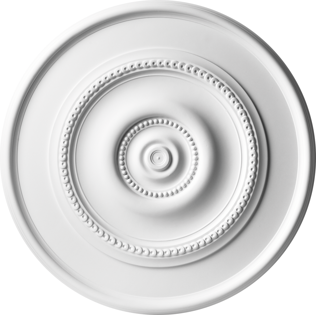 Rosette 762x60mm Cezar White Matte