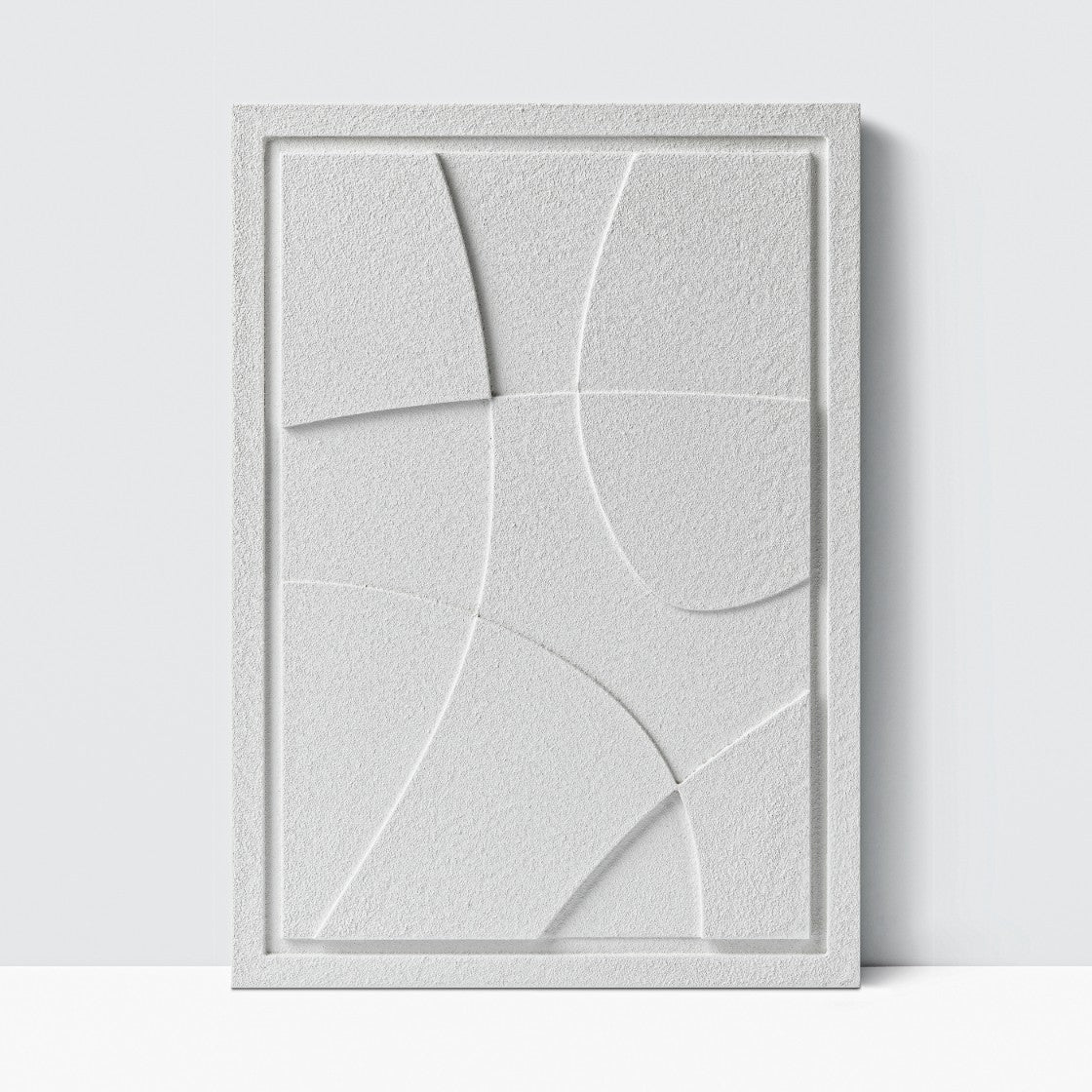 Wall Decor 350x500x18mm ABSTRACT 1 MURSO Bianco