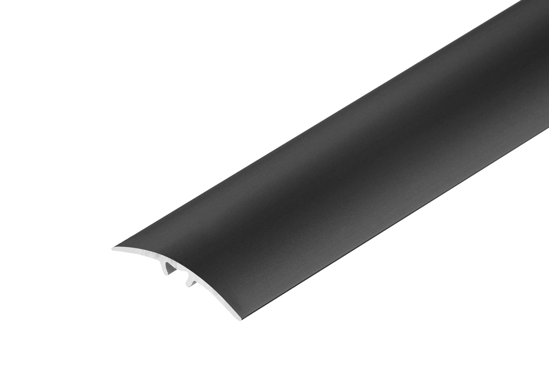 Profil progowy aluminiowy 30mm 5w1 Cezar Czarny Mat 1,86m