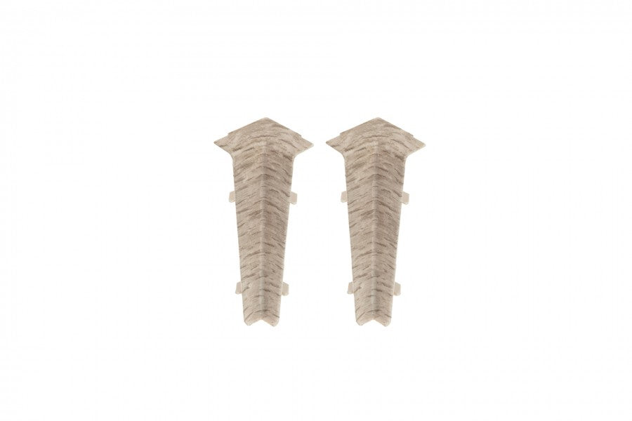 Narożnik wewnętrzny do listwy przypodłogowej Hi Line 23,4x75mm 1kpl=2szt Cezar Dąb Liguria Mat