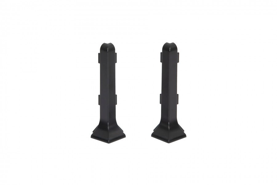 Narożnik zewnętrzny do listwy przypodłogowej 59mm 1kpl=2szt Cezar Szary Ciemny RAL7021 Mat