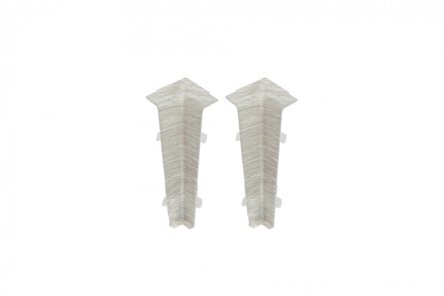 Narożnik wewnętrzny do listwy przypodłogowej Hi Line 23,4x75mm 1kpl=2szt Cezar Jesion Santiago Mat