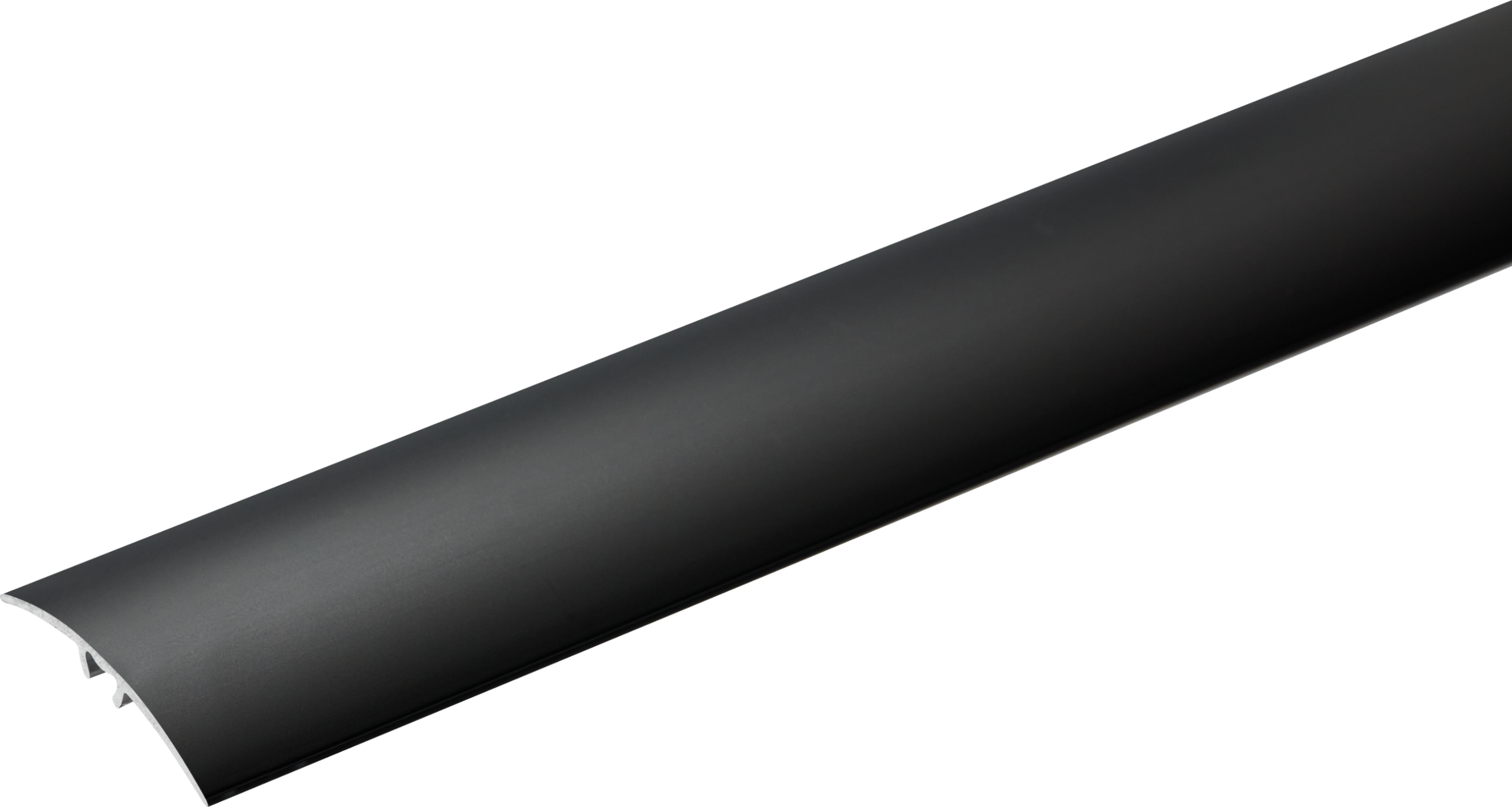 Profil progowy aluminiowy 37mm 5w1 Cezar Czarny Mat 1,86m