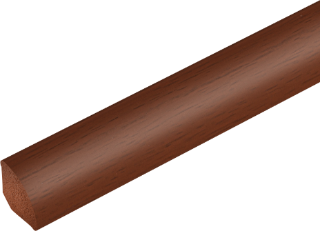 Ćwierćwałek PVC 13mm Cezar Mahagony Mat 2,50m