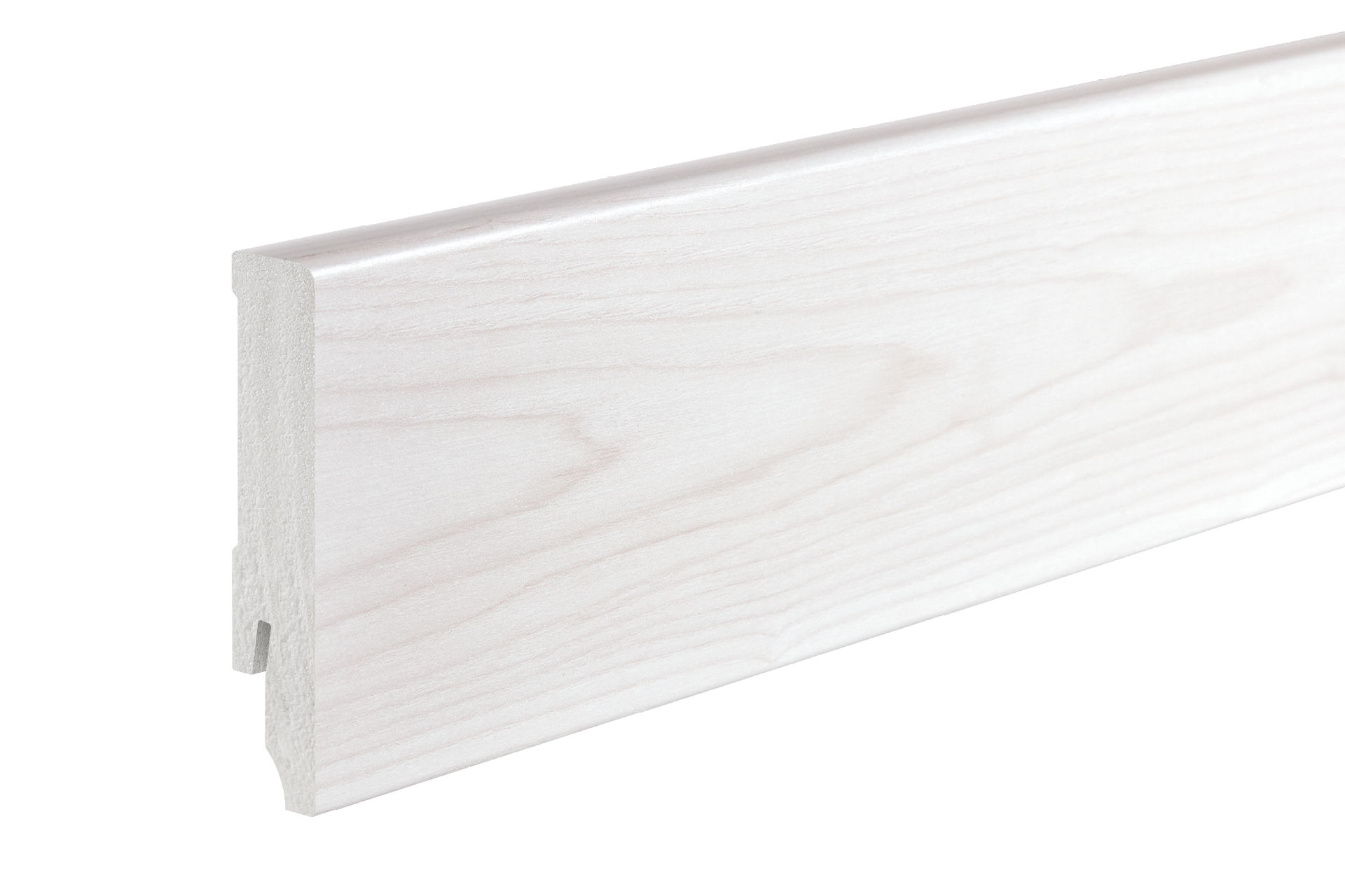 Listwa przypodłogowa LPC-51 80x14mm Cezar Powder Snow Mat 2,20m