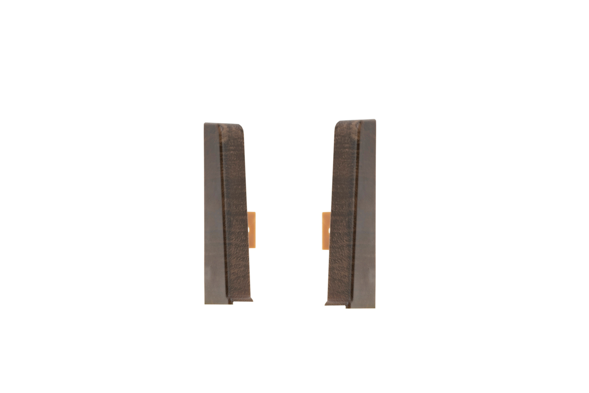 Zaślepki do listwy przypodłogowej Cezar60 20x60mm 1kpl=2szt(L+P) Cezar Dąb Porter Ciemny Mat