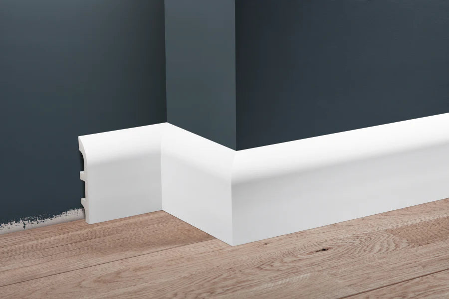 Listwa przypodłogowa LPC-19 98x17,7mm Cezar Biały Mat 2,44m
