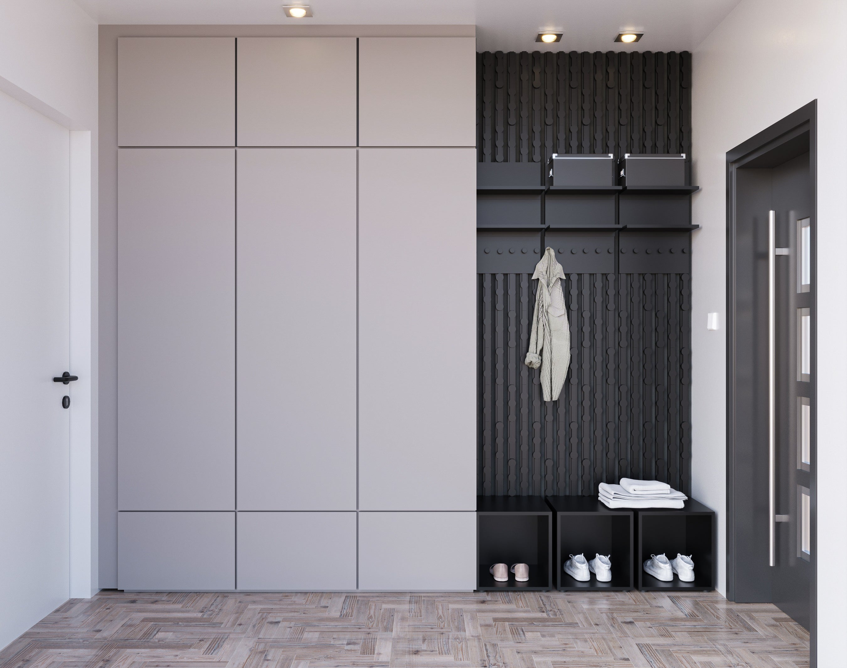 CLICKform zestaw klocków MILO 36 elementów MURSO Biały RAL9003 Mat 0,19m