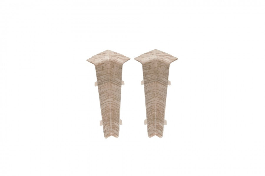 Narożnik wewnętrzny do listwy przypodłogowej Hi Line 23,4x75mm 1kpl=2szt Cezar Dąb Malajski Mat