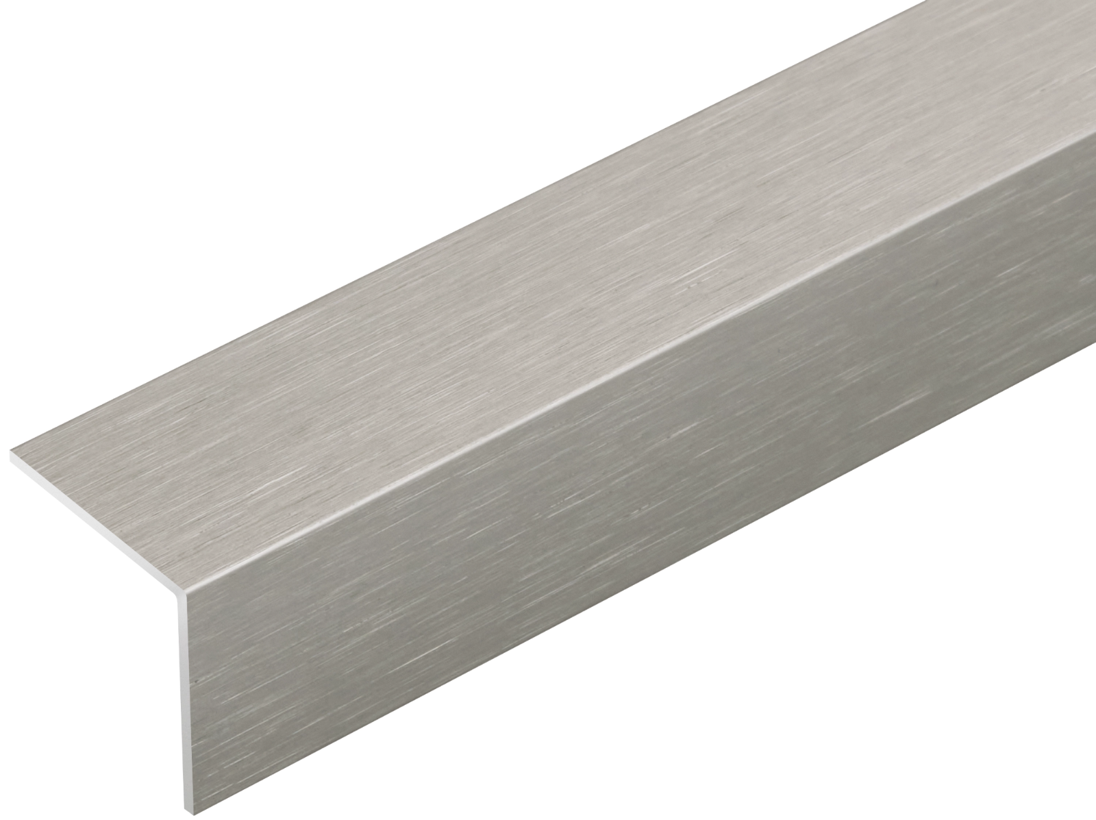 Kątownik aluminiowy 20x20x1mm Cezar Tytan Szczotkowany mat 2,60m