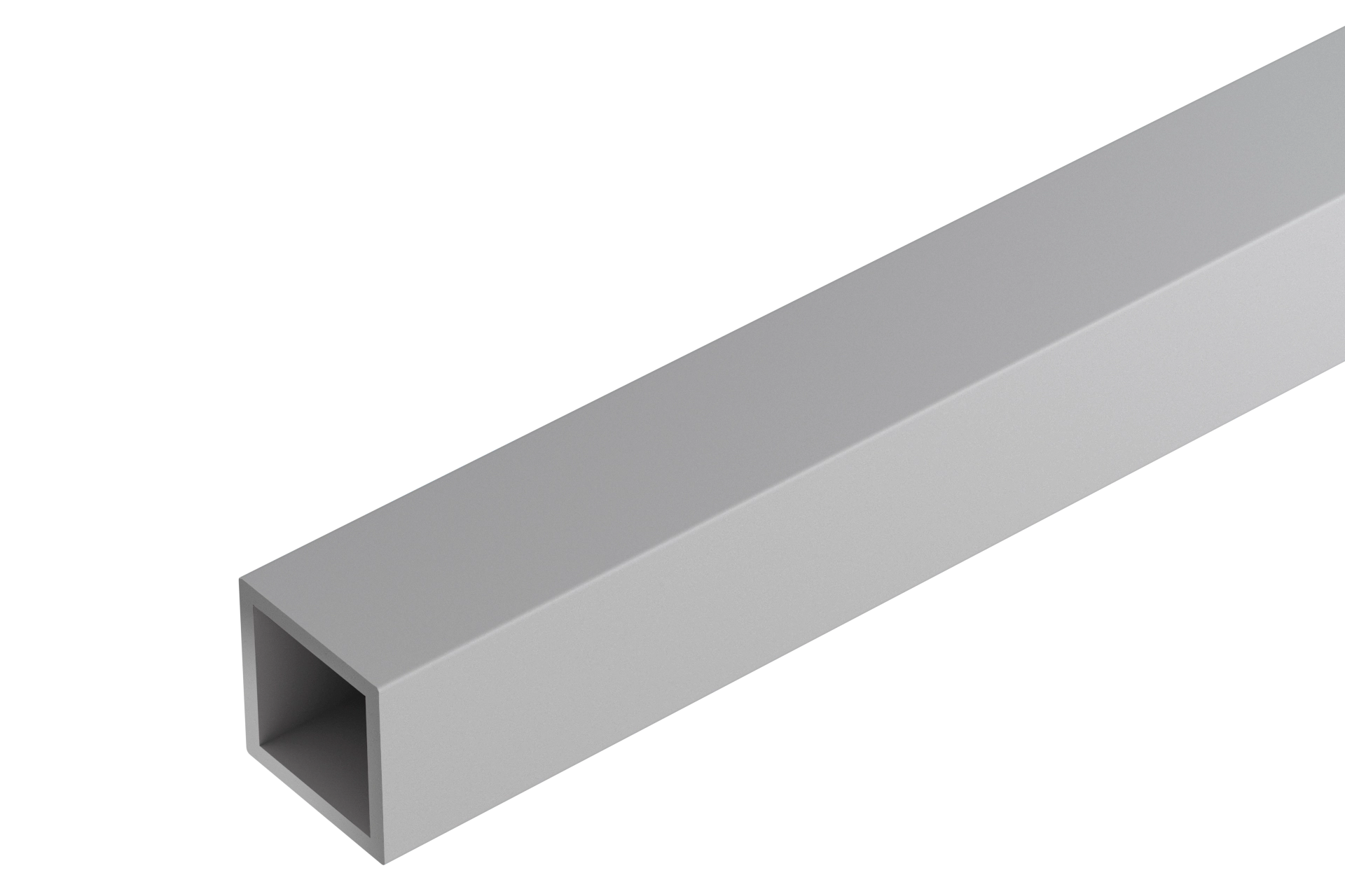 Rura czterokątna aluminiowa 20x20x1,5mm Cezar Srebrny Mat 2m