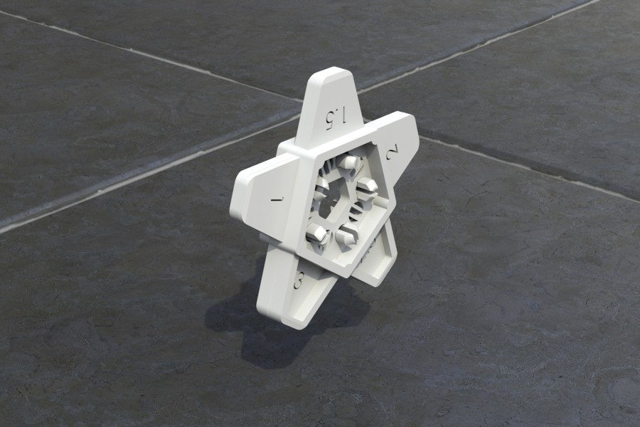 Multispacer płaski I akcesoria do montażu płytek 50szt.