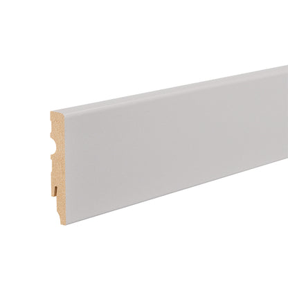 Listwa przypodłogowa MDF 80x13mm kwadrat R3 CEZAR CASHMERE RAL0608005 półmat 2,20m