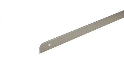 Listwa do blatu aluminiowa boczna lewa 28mm Cezar Szampan Mat 0,60m