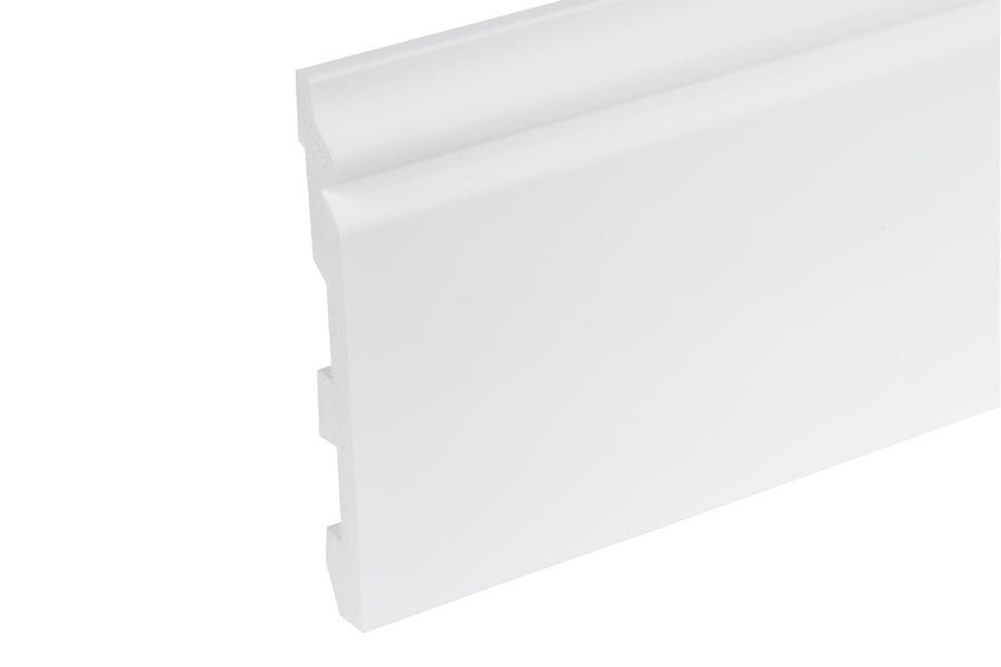 Listwa przypodłogowa LPC-24 136x16,8mm Cezar Biały RAL9003 Połysk 2,44m