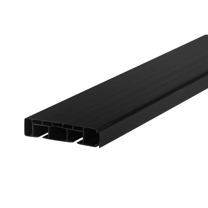 Szyna sufitowa PVC podwójna + akcesoria PROLINE2 Cezar Czarny RAL9005 3m