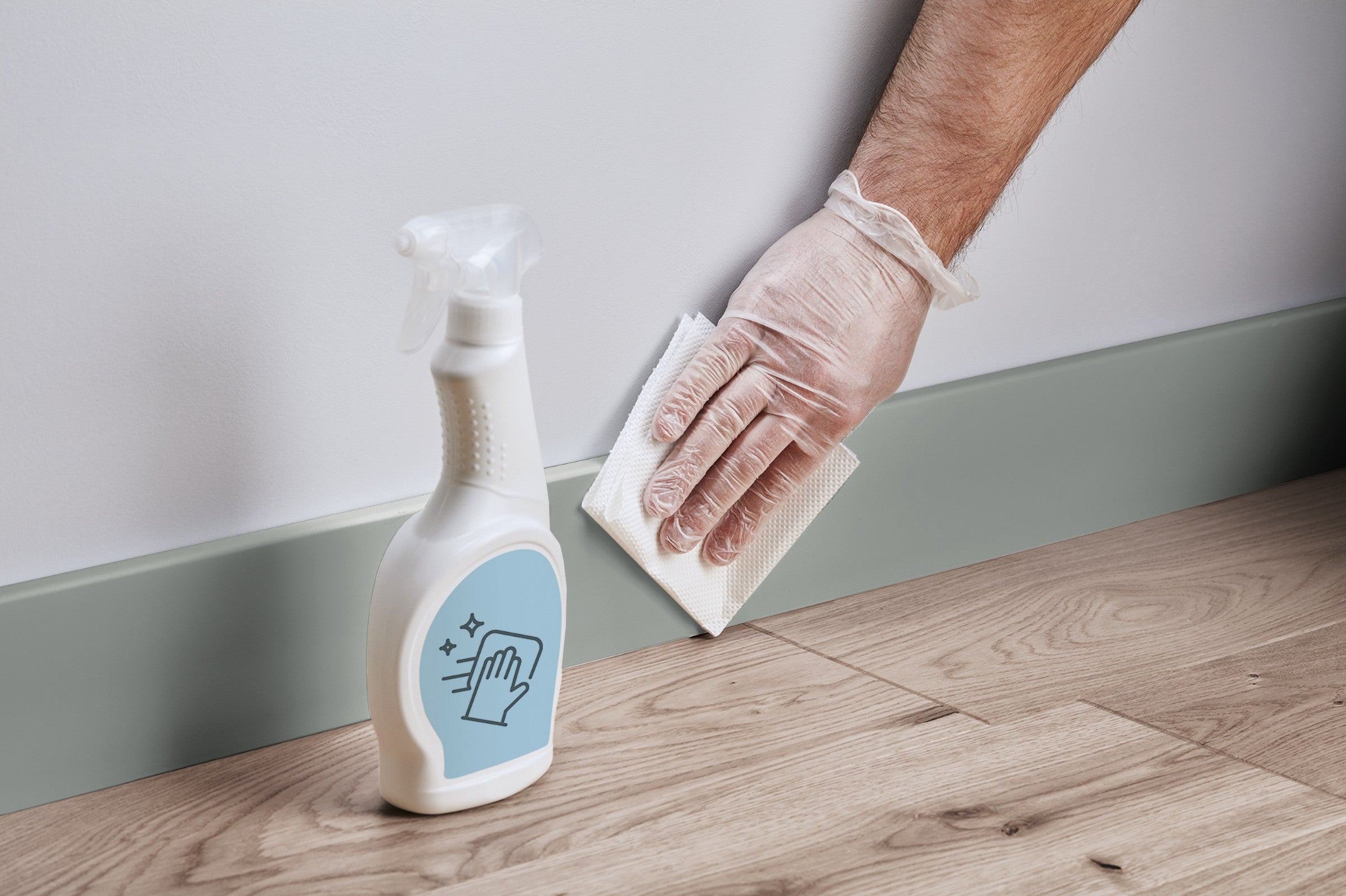 Listwa przypodłogowa 80x14mm CEZAR EARTHline Kaszmir RAL0608005 okleina półmat 2,20m