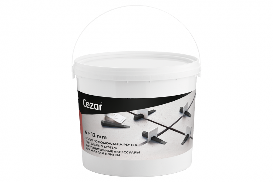 Klipsy i kliny do montażu płytek 300szt.