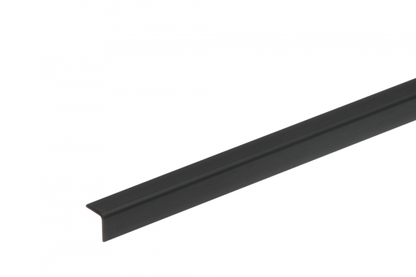 Kątownik PVC 10x10x1,1mm Cezar Czarny RAL9005 Mat 1m