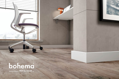 Listwa przypodłogowa MDF 80x13mm Cezar Neidin półmat 2,20m