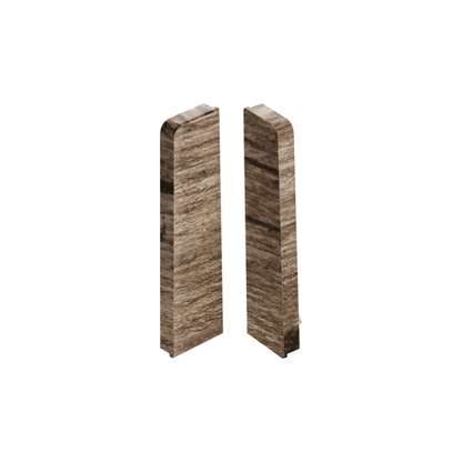 End caps for MASTERLINE skirting board 15x60mm 1 set = 2 pcs (L+R) Cezar Treviso Mat