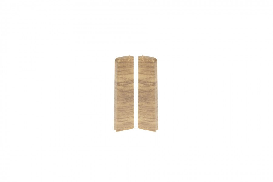 End caps for MASTERLINE skirting board 15x60mm 1 set = 2 pcs (L+R) Cezar Napoli Mat