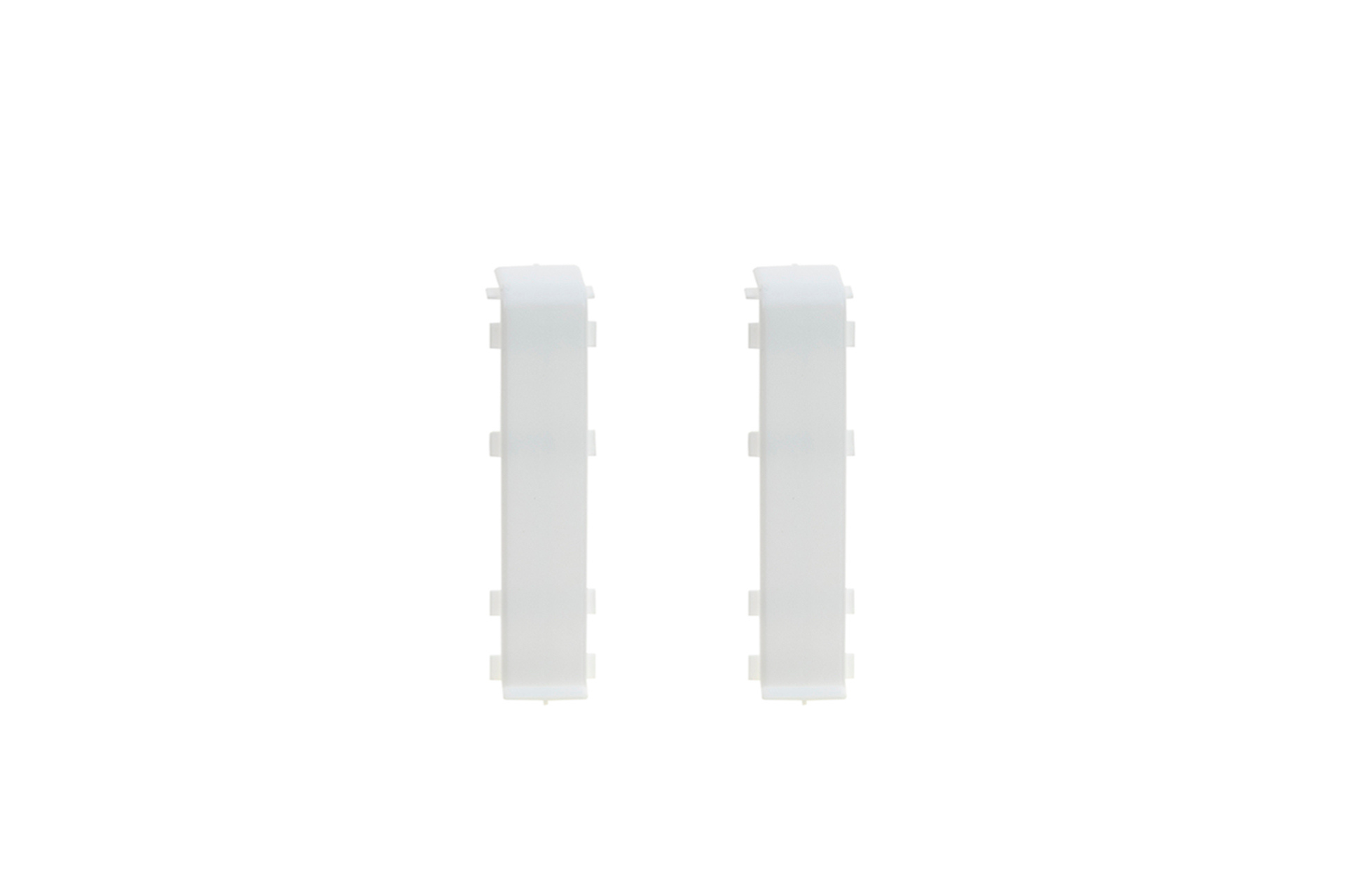 Łącznik do listwy przypodłogowej Cezar60 20x60mm 1kpl=2szt Cezar Biały RAL9003 Mat