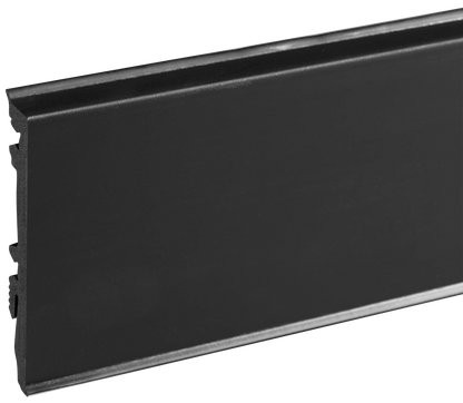 PVC skirting board MASTERLINE 13x80mm Cezar Black RAL9005 Matt 2.20m