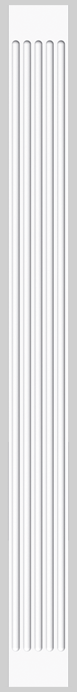 Kominek drzwi ściana KDS-04 Cezar Biały