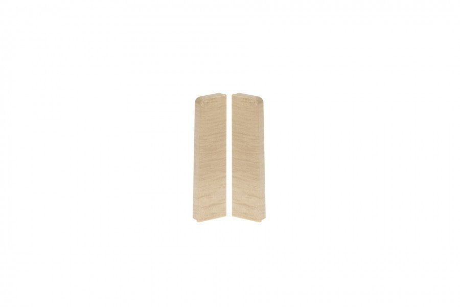 MASTERLINE skirting board end caps 15x60mm 1 set = 2 pcs (L+R) Cezar Crotone Mat