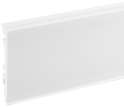 Listwa przypodłogowa PVC MASTERLINE 13x80mm Cezar Biały RAL9003 Mat 2,20m