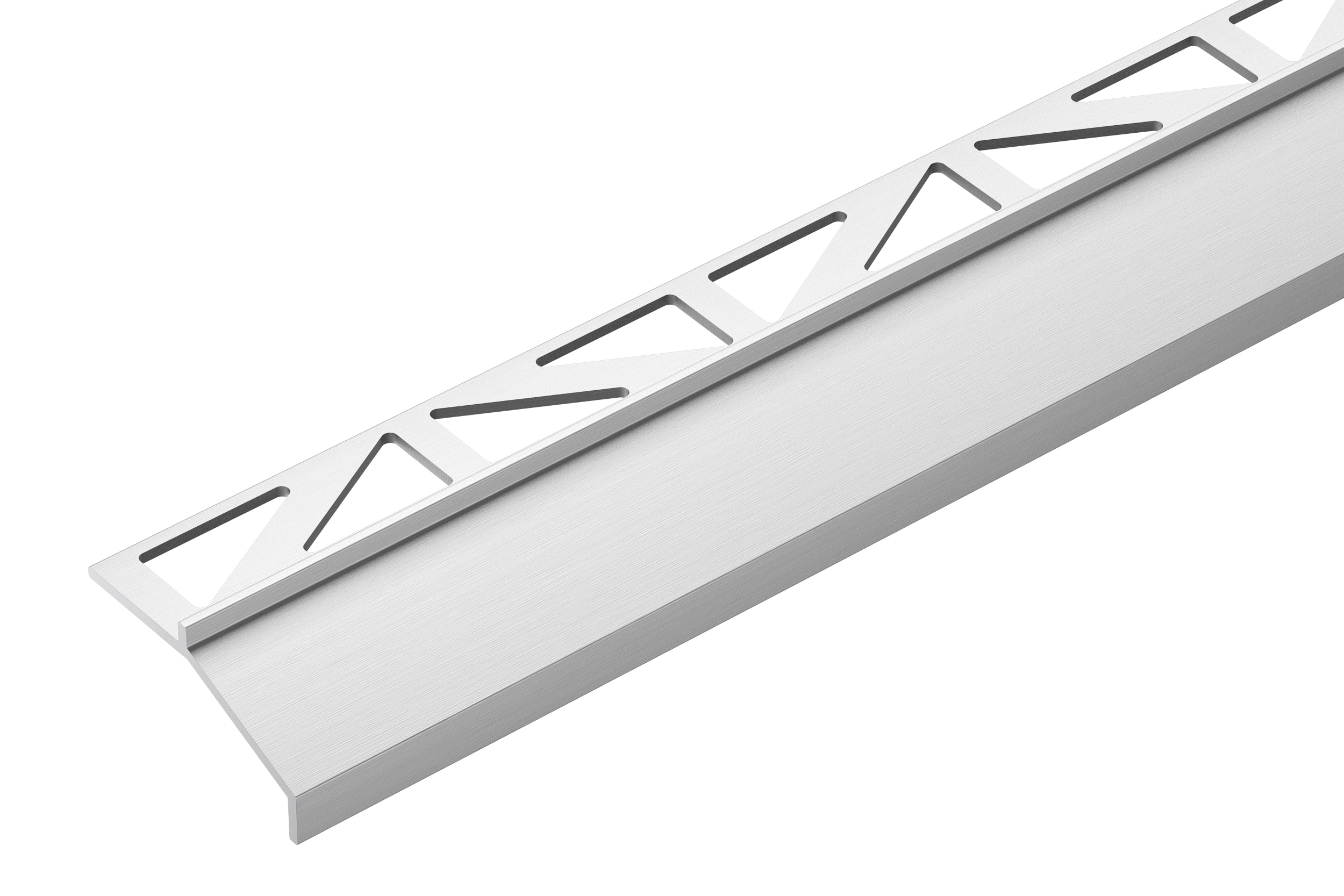 Profil do glazury aluminiowy okapowy Cezar Naturalny surowy 3m