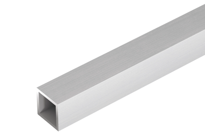 Rura czterokątna aluminiowa 20x20x1,5mm Cezar Naturalny 1m
