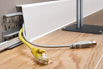 Hi Line Prestige PVC skirting board 22x75mm Cezar Dark Pine Agas Matt 2.50m