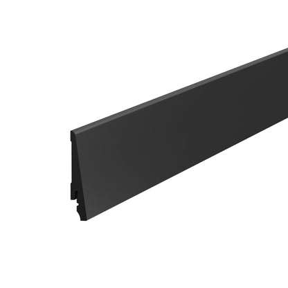 Listwa przypodłogowa FUTURE SLIM 80x15mm CEZAR Czarny RAL9005 mat 2,20m