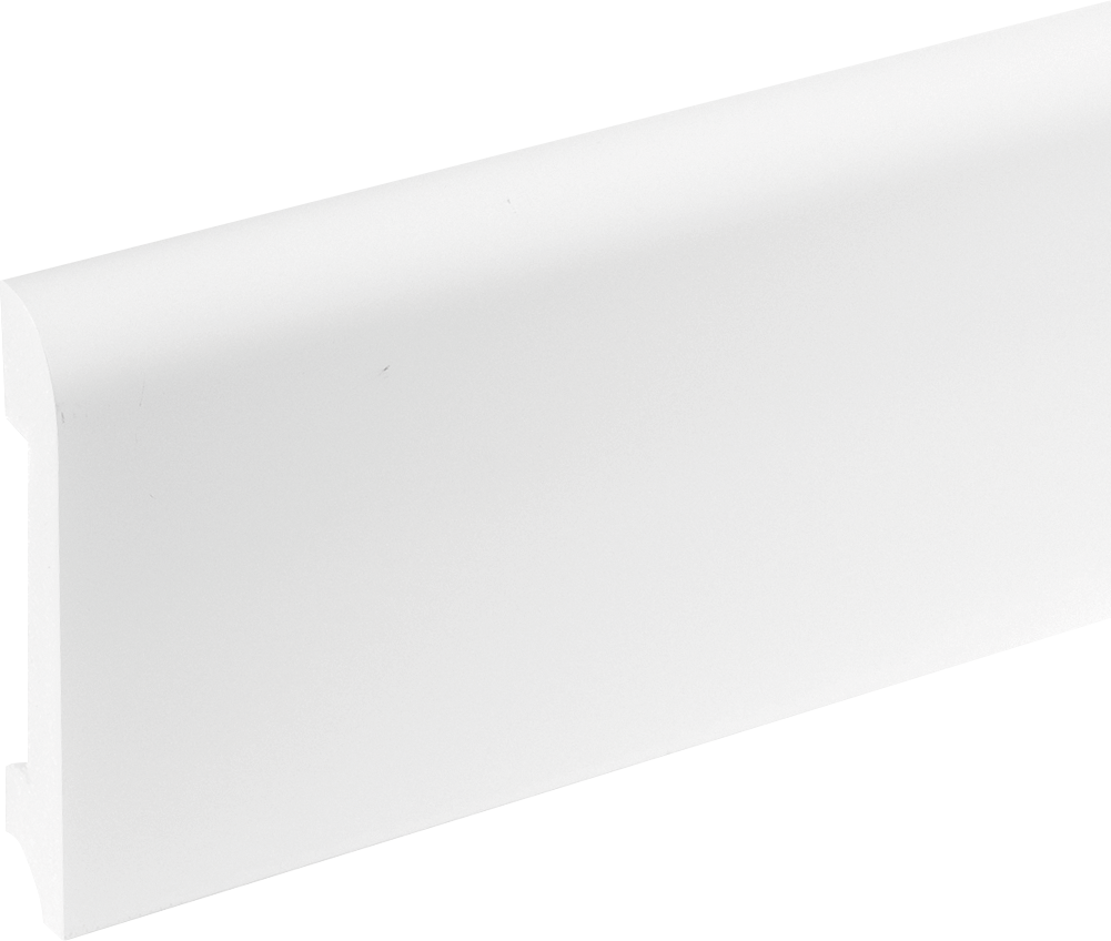 Listwa przypodłogowa LPC-11 78x13mm Cezar Biały Mat 2,44m