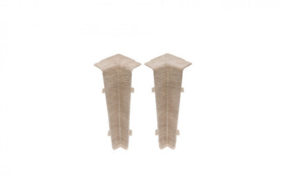 Narożnik wewnętrzny do listwy przypodłogowej Hi Line 23,4x75mm 1kpl=2szt Cezar Dąb Belweder Mat