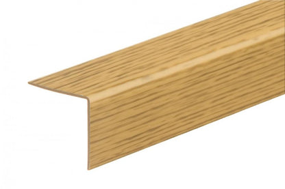 ПВХ-уголок 30x30x1,1 мм, матовый цвет "Дуб", 2,75 м