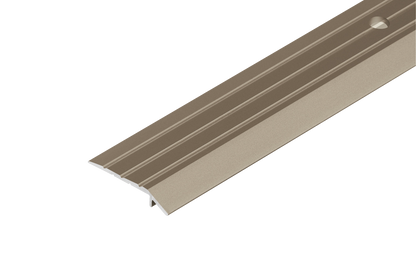 Profil progowy skośny aluminiowy 30x5mm Cezar Szampan Mat 0,90m