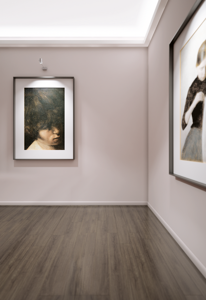 LOC-07 Cezar decorative strip, Matte White, 2.44 m