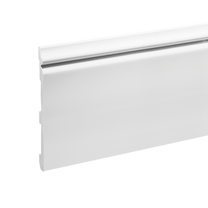 Listwa przypodłogowa LPC-33 179x16,5mm Cezar Biały Mat 2,44m