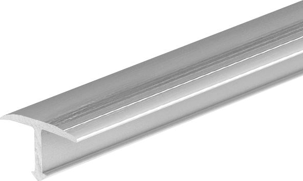 Profil fugowy aluminiowy gładki 14mm Cezar Połysk 2,50m