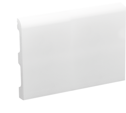 LPC-10 skirting board 110x15mm Cezar White RAL9003 Gloss 2.44m