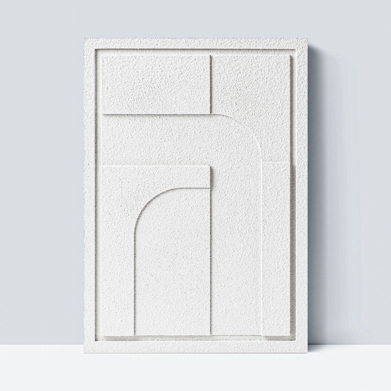 Wall Decor 500x700x18mm GEOMETRIC 4 MURSO Bianco