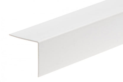 PVC angle 40x40x1.1mm Cezar White RAL9003 Matt 2m