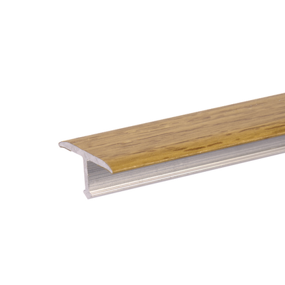 Profil fugowy aluminiowy gładki 20mm CEZAR Dąb Dworski mat 2,50m