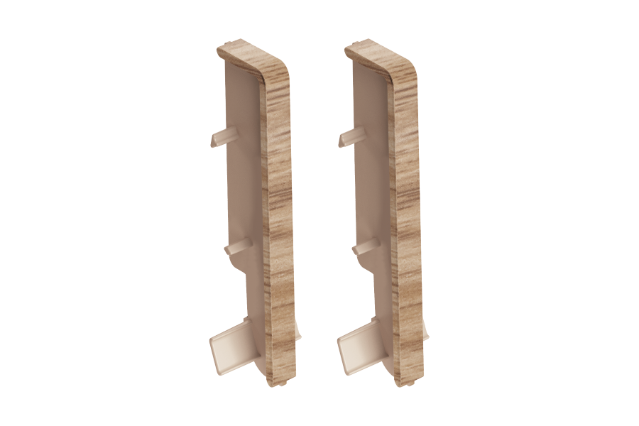 Connector for MASTERLINE skirting board 15x60mm 1 set = 2 pcs Cezar Napoli Mat