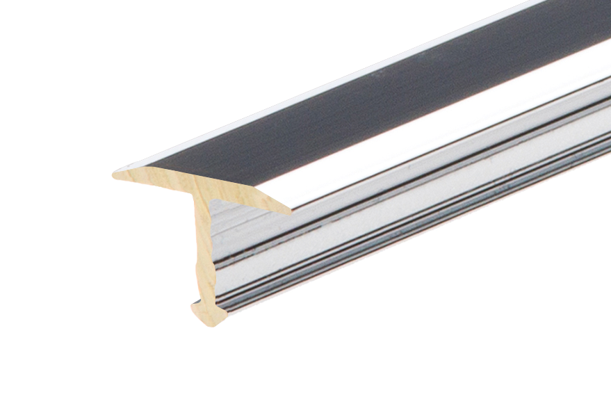 Progil fugowy mosiężny 13mm Cezar Chrom Połysk 1m