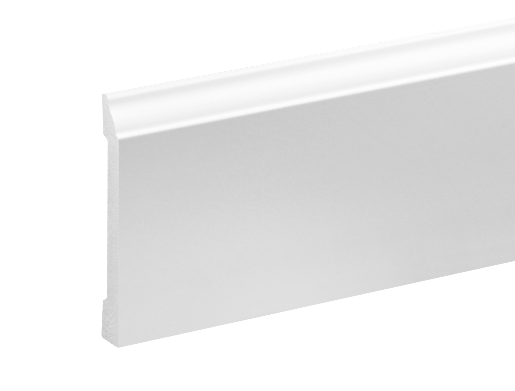 Listwa przypodłogowa LPC-15 81x12mm Cezar Biały Mat 2,44m